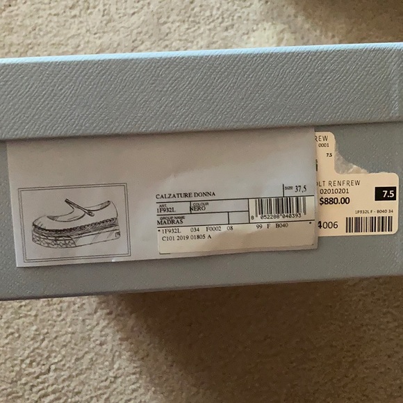 COPY - NEW Prada Black Mary Janes size 7.5 - Picture 7 of 7